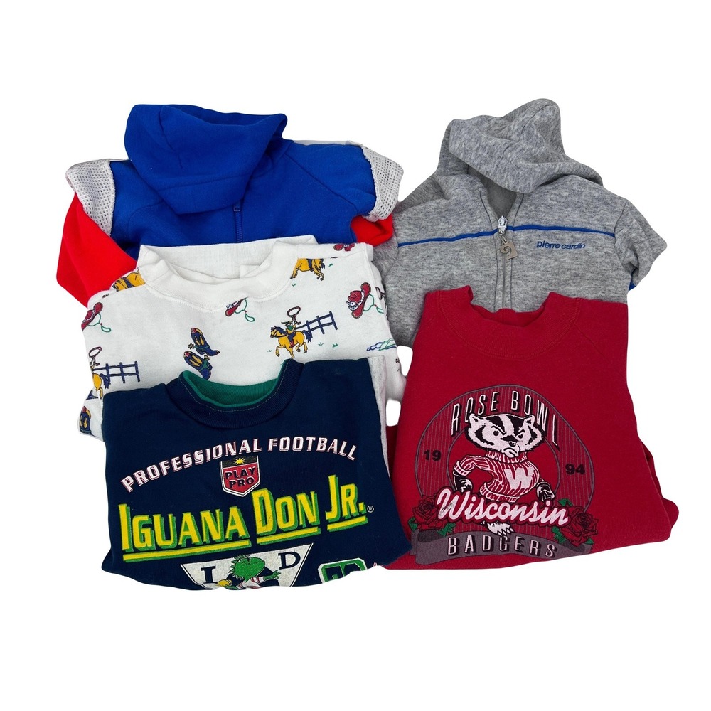 vintage boys sweatshirt‎ hoodie lot 80s 90s bundle